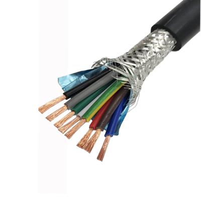 China Waterpoof RVVP 8 Core 0.3 0.5 0.75 1 PVC Electrical Wire Flexible Copper Shielded Cables 1.5 2.5 4 6 mm2 for sale