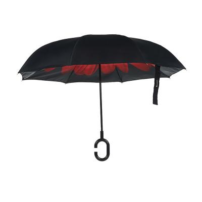 China Minimalist Flipped Upside Down Umbrellas Umbrella UV Fabric Flipped Umbrella for sale