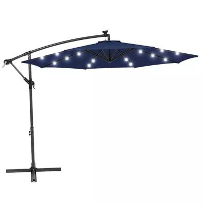 China Waterproof Outdoor Garden Patio Umbrella LED Patio Umbrella Minimalist Large Patio Umbrella for sale