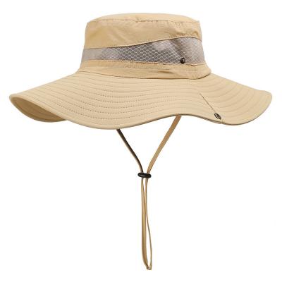 China Character Sun Protection Wide Brim Folding Fishing Hat For Increasing Travel Outdoor Sports Use Outdoor Sportswear for sale