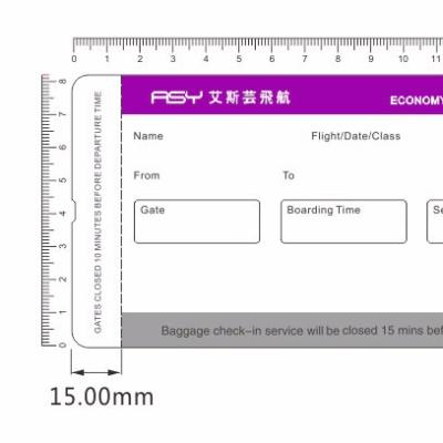 China High quality anti-counterfeit paper parking air ticket thermal printing/rolls ticket rolls boarding pass/film tickets for sale