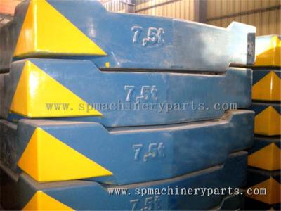 China China Top-Rated Supplier factory price cast crane counter weight for sale