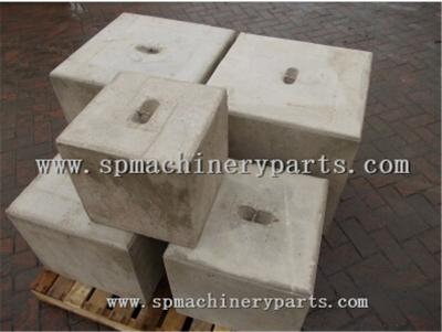 China Foundry Direct Navigation Mooring Parts Counterweight / Ballast Block 500kg Make In China for sale