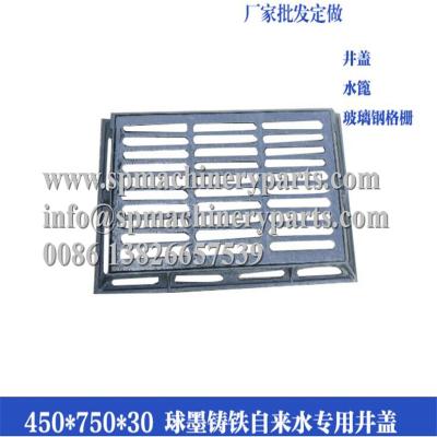 China EN124  750 x 600mm Pit Size Medium Duty Class C Ductile Cast Iron Grate & Frame Make In China for sale