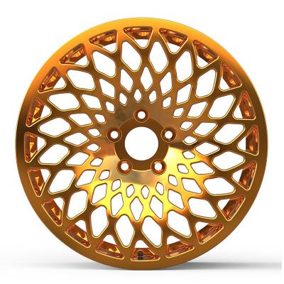 China ALLOY Refit vehicle 17inch 18inch gold wheel hub assembly forged rims for Civic Artez Golf Audi A3 for sale