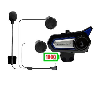 China No Universal Bluetooth Stereo Headset Headset Motorcycle Earphone Microphone CVC Noise Canceling Voice Headset Audio System for sale