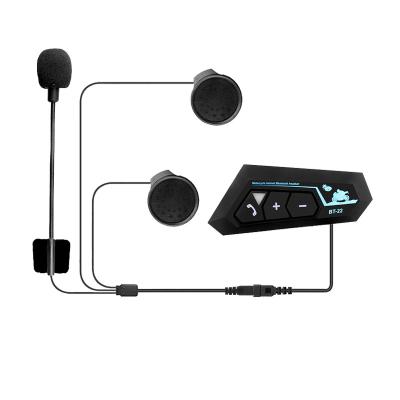 China No Handsfree Motorcycle Helmets Speaker Earphone With Mic Answering Motorcycle Bluetooth Wireless Headset for sale