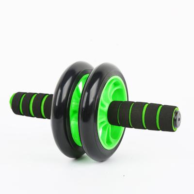 China Bodybuilding Exercise Fitness Equipment Abdominal Roller Wheels Silent Two Wheel Fitness Abdominal Wheel for sale