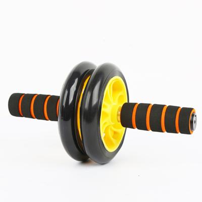 China Wholesale Knee Mat Abdominal Muscle Trainer 2 wheel bodybuilding ab exercise wheel roller fitness for sale