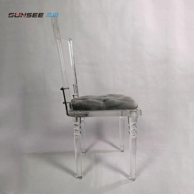 China New Design Modern Leisure Furniture Living Room Clear Transparent Acrylic Acrylic Chair Wholesale Living Room Dining/Or Office for sale