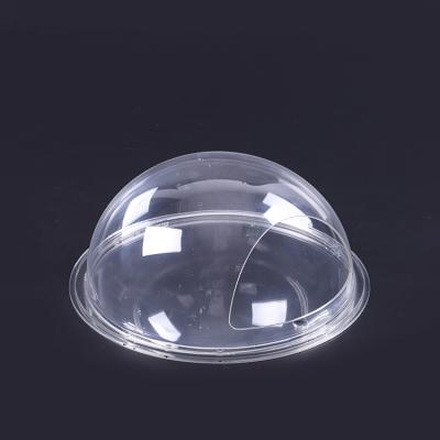 China Custom Viable Transparent Clear Mini Aquarium Decoration Bowl Semicircle Acrylic Fishes For Sale for sale