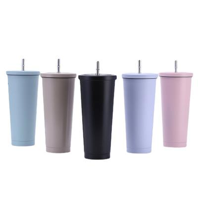 China PORTABLE Hot Sale Vacuum Insulated Mug With Straw Wide Mouth Stainless Steel Beer Mugs for sale