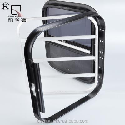 China Horse Trailers OEM Design and Application Drop Frame Drop Down Side Window for sale