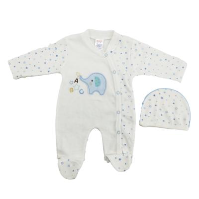 China Antibacterial Unisex Baby 2 Piece Cotton Polyester Velvet All Season Baby Gift Set Soft Warm Baby Clothing Set for sale