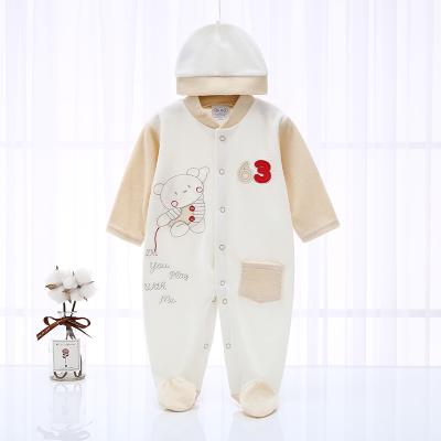 China Warm Antibacterial All Season Velvet Cotton Polyester High Quality Baby Clothing Set for sale