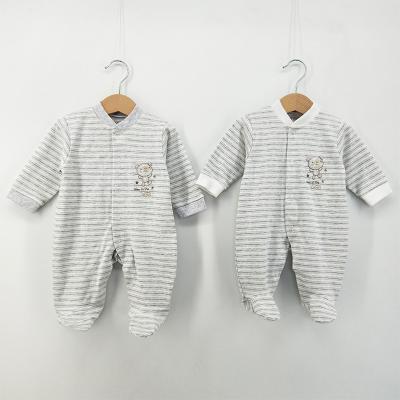 China Longsleeve Factory Sell High Quality 100% Cotton Baby Romper Infant Onesie Romper Overalls With Cute Pattern for sale