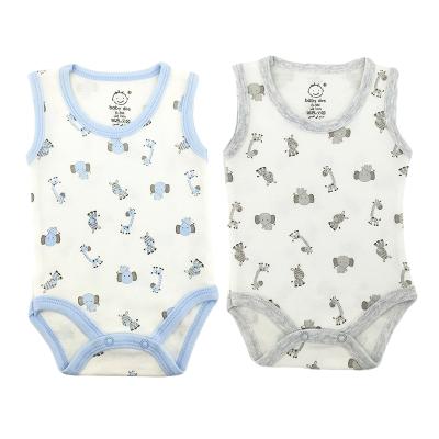 China 100% Cotton Factory Sell High Quality Printe 100% Cotton Onesie Jumpsuit Infant Infant Onesie Romper Baby for sale