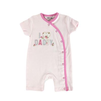 China High Quality Babies Short Short Romper,Infant Onesie Sleeeves Factory Sale Jumpsuit With Cute Pattern for sale