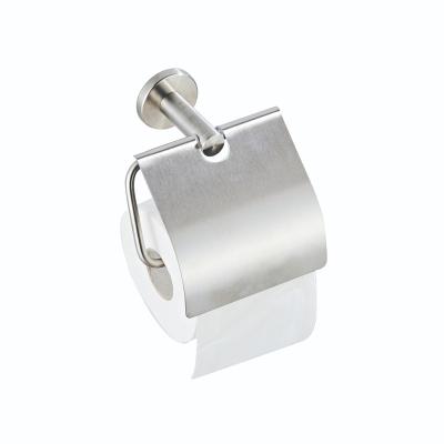 China Kaiiy Modern Round Factory Style Toilet Paper Holder Bathroom Tissue Roll Holder Easy Install Paper Holder for sale