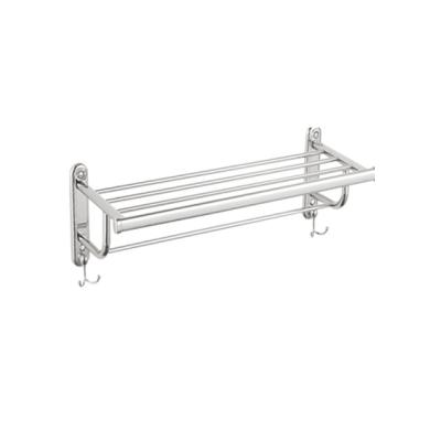 China Fashion Kaiiy Factory Hotel Bath Towel Rack Towel Shelf Rack Bathroom Accessories Wall Mount Towel Shelf for sale