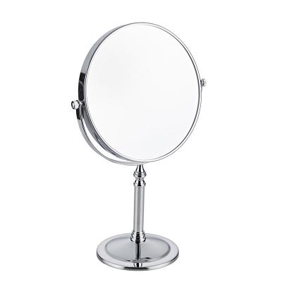 China Kaiiy Factory Makeup Mirror Beauty Dressing Magnifying Personal Desk Around Adjustable Table Makeup Standing Vanity Mirror for sale