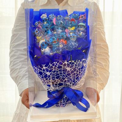 China Dot Dot Cartoon Doll Gift Box Bouquet Best Friend Material Eco-Friendly Graduation for sale