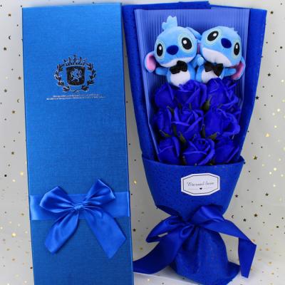 China eco-friendly material a cartoon bouquet of roses for your graduation birthday and valentine's day for sale