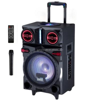 China Wholesale Price Outdoor Trolley Wireless Bass Bass Speaker Woofer Amplifier for sale