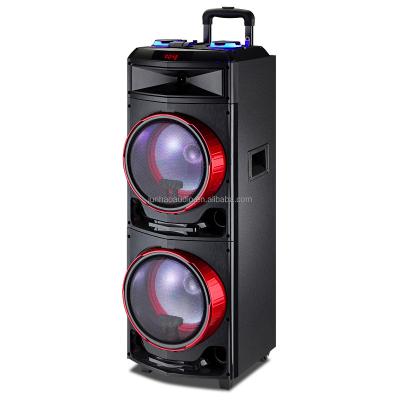 China Amazon Best Selling 10 Inch PA Amplifier Trolley Speaker Wireless Outdoor Rechargeable Dual Woofer for sale