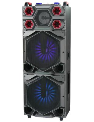 China Wireless Most Popular Mega Power 15 Inch Trolley Speaker System BT Dual Speaker 300w for sale