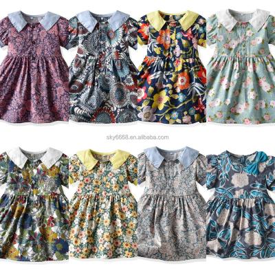 China Anti-wrinkle Girls Summer 2023 New Children's Korean Bubble Sleeve Princess Dress for sale