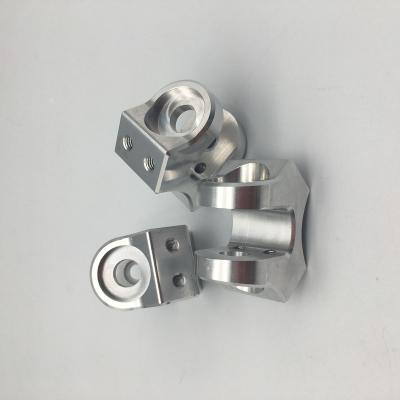 China China Aluminum Customized CNC Machining Natural Yoke Aluminum 7075 CNC Milling Part With Thread High Precision for sale