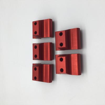 China High Precision CNC Milling Aluminum Part Aluminum Anodized Matte Milling Parts Customized Aluminum 6061-T6 Red Parts for sale