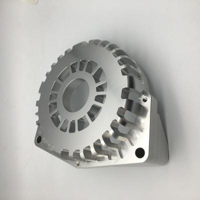 China High Quality Aluminum CNC Milling Part DE Housing Aluminum 6061 Thread Clear Anodized Holes With Laser Car Logo High Precision Part In for sale