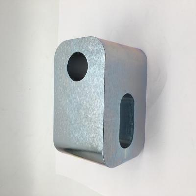 China Aluminum CNC Part Design S355JR Excellent Milling Part With Blue Galvanized Finish In Large Equipment Parts Manufacture High Quality for sale