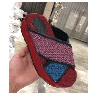 China CUSHIONING luxury slides women shoes slippers slippers LOGO Designers series summer sliperely swimming pool ladies slide multicolor for sale