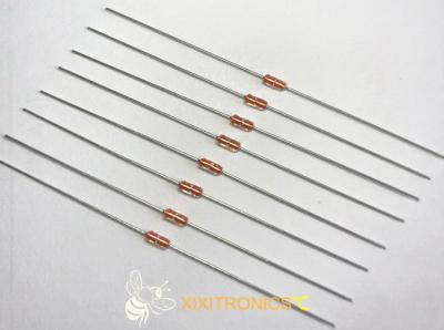 China Eingekapselter NTC Glasthermistor der Axialzuleitungs-für Servolenkung MF58 100K 3950 Reihe zu verkaufen