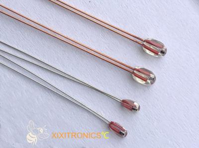 China Chip Thermistors cubierto de cristal radial para la serie de AIRMATIC MF57 con el contorno de cabeza 1.6m m y 2.3m m en venta