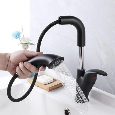 China Modern Kitchen Faucets Pull Down Sprayer Brass Bottom Hot Ceramic Style Spray Handle Outdoor Solid Feature for sale