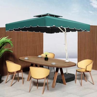 China 10ft Modern Netting Hanging Umbrellas, Large Garden Patio Pool Outdoor Umbrellas Market Umbrella for sale