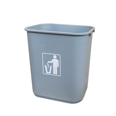 China Plastic Paper Basket Garbage Bin Square Waste Bin Eco - Friendly Sustainable Sustainable for sale