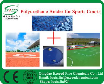 China Wetpour PU Binder for outdoor courts for sale