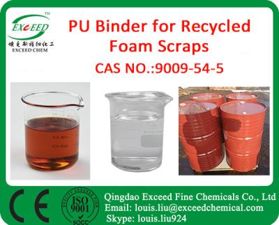 China CAS NO.: 9009-54-5 Polyurethane Binder for Recycled Foam Scraps for sale