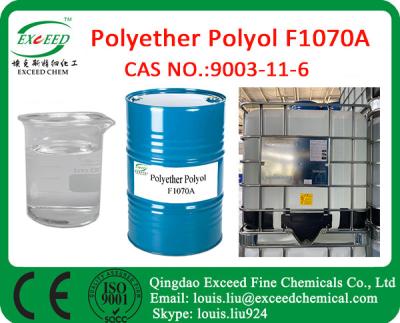 China F1070A Polyether Polyol Used for Slow Springback Foam CAS NO.: 9003-11-6 for sale