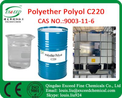 China C220 Polyether Polyol for Polyurethane Elastomers, Adhesives, Waterproof Coatings for sale