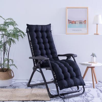 China Solid Color Anti-Static Platform Chair Cushion Lounge Adorned Chair Padding Outdoor Indoor Recliner Seat Pad For Home Living Room for sale