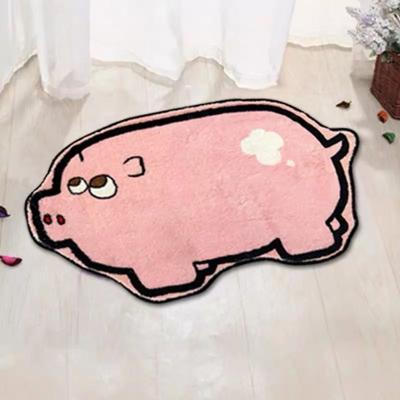 China Shaggy Home Warm Plush Mat Floor Rugs Floor Mat Modern High Quality Door Front Disinfection Anti Slip for sale