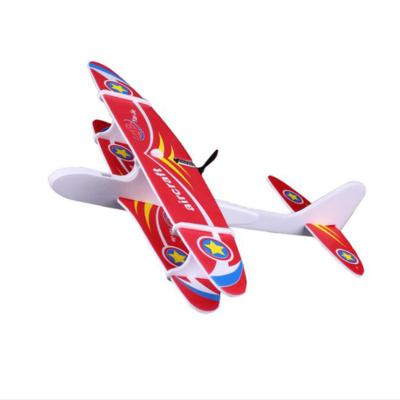 China New RC Hobby 2022 Airplanes Capacitor Electric Hand Launch EVA Plane Model Outdoor Educational Foam Glider Planes Inertial Throwing Toy for sale