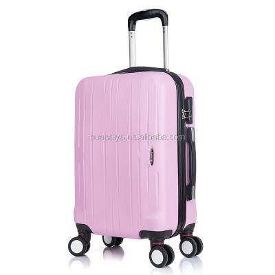 China TRAVEL 4 Wheels 360 Degree Various Color ABS Travel Luggage Bags, Trolley Suitcase Luggage Set for Woman, Luggage Manufacture for sale