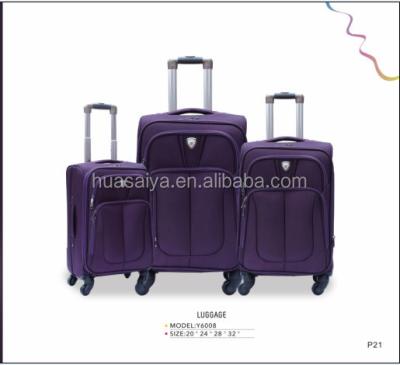 China EVA Travel trends cloth suitcase bag soft side luggage set for sale